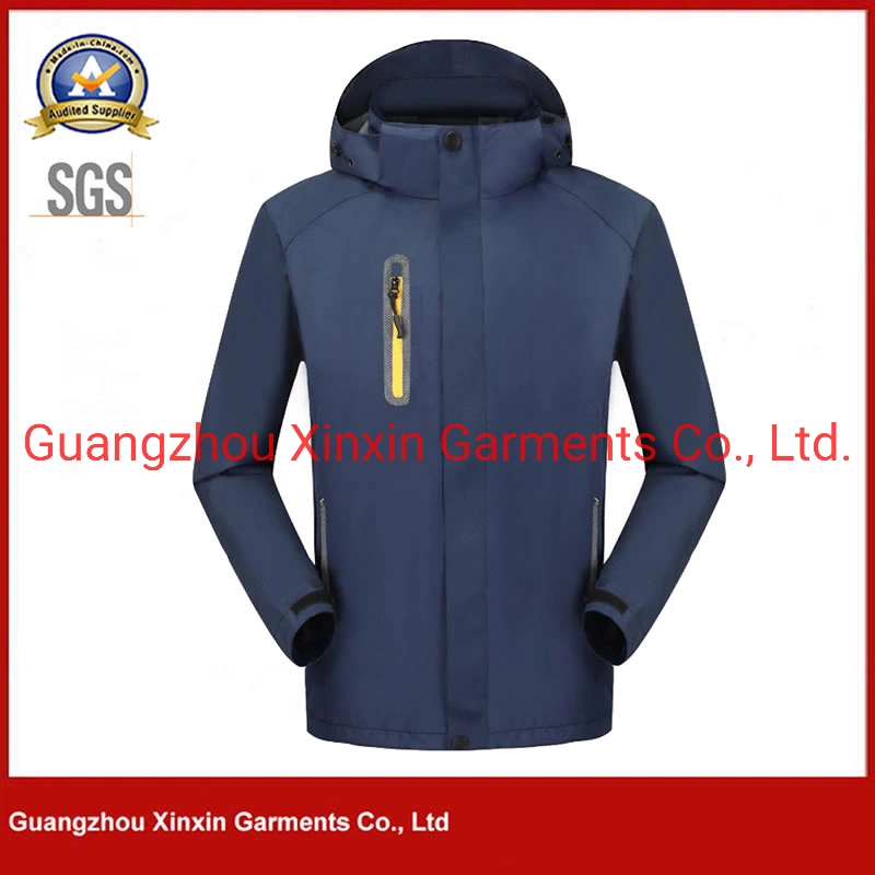 Mens Winter Hooded Windbreaker Sports Jacket Waterproof Mountain Rain Jacket (J503)