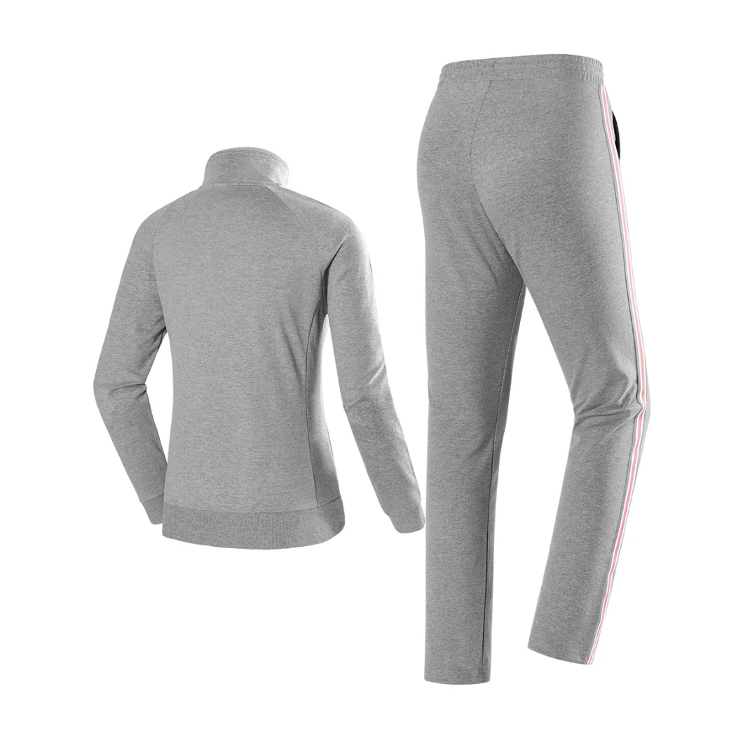 Outdoor Sports Leisure 2-Piece Breathable Sports Women's Knitted Tracksuit