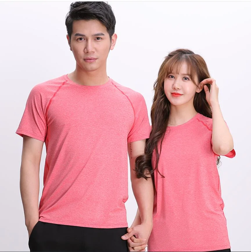 Wholesale Stock Custom Print Men's Clothing Gym Sport Wear Tight T Tee Shirts