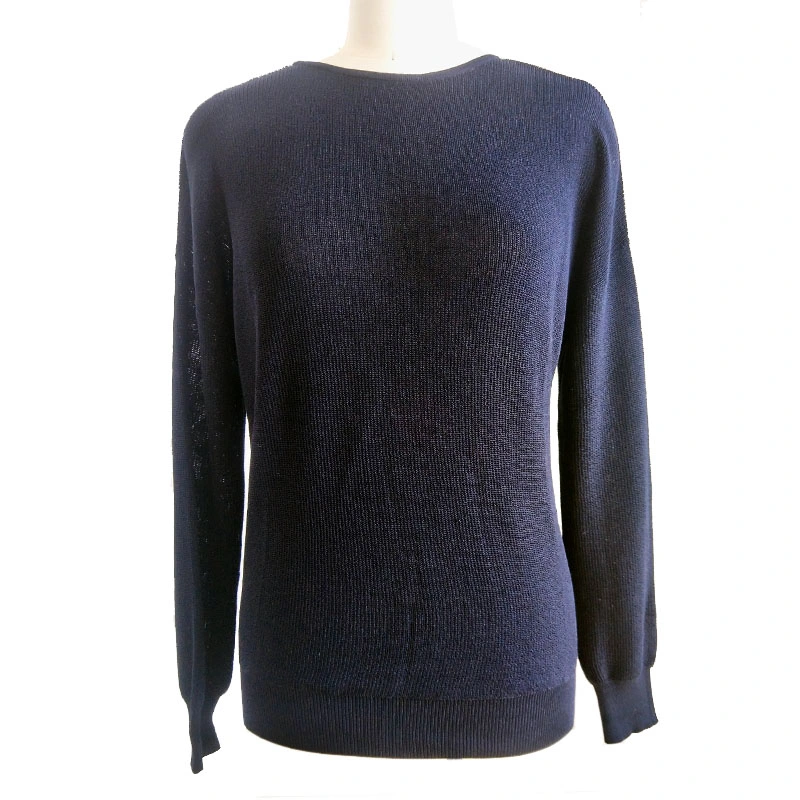 Women's Round Neck Jumper Pullover Sweater for Women Lightweight Casual Long Sleeve Solid Tops