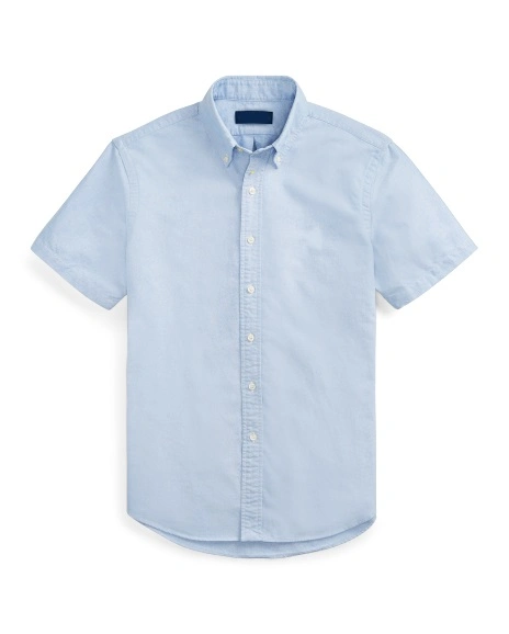 Mens Button Down Collar Shirts 2021 Tie Dye Heavy Half Button Shirts