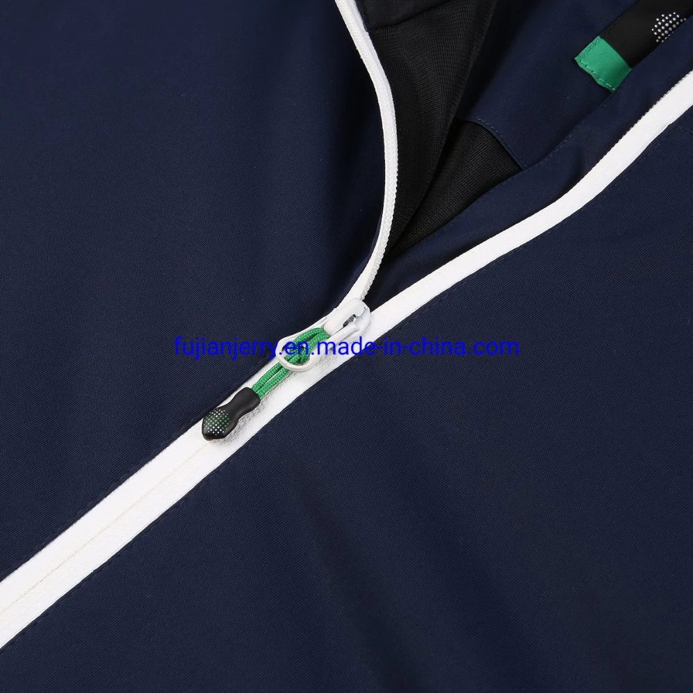Wholesale Men's Stand Collar Half-Zip Polo T-Shirts