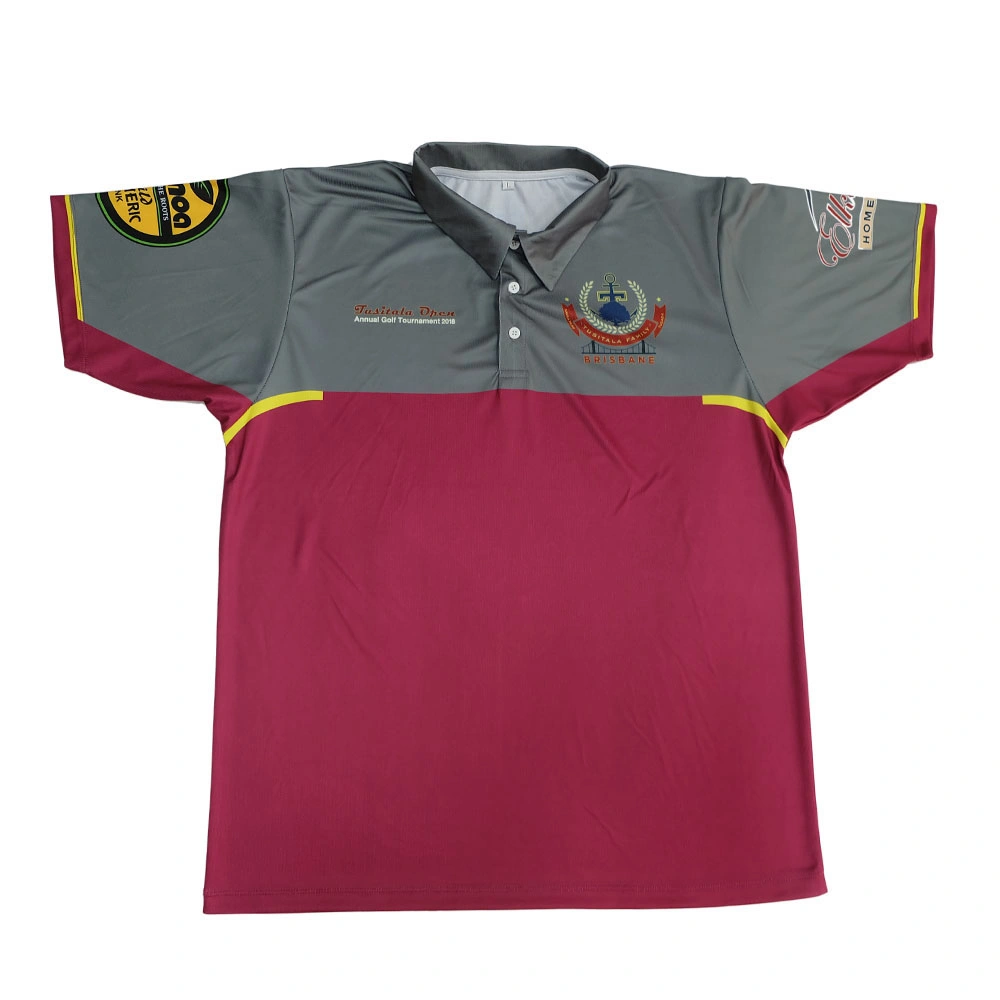 Hot Sale Factory Custom Sublimated Team Sports Polo Shirt Golf Polo Shirt