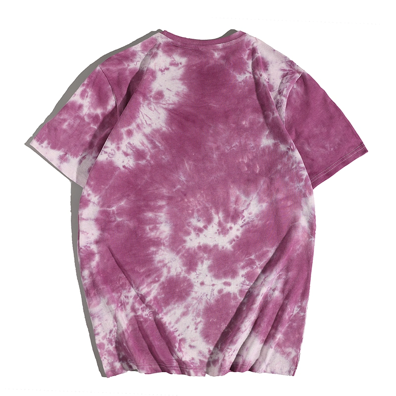 Custom T Shirt Print Logo 100% Cotton Tie-Dye T-Shirts