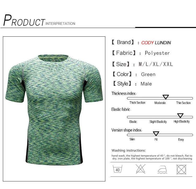 Cody Lundin Factory Custom Gyms Clothes Fitness Sports Men 100% Cotton Muscle Short Sleeve T-Shirt