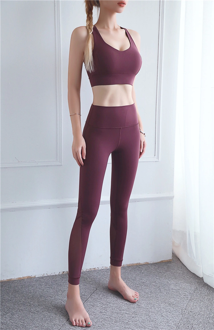 Gym Clothing Gym Yoga Set Fitness Workout Sets Yoga Outfits for Women Athletic Legging Women's Sportswear Suit Yoga Set