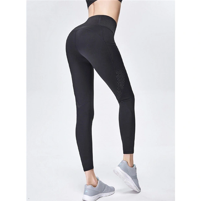 Wholesale High Waisted Workout Leggings Yoga Pants with Pocket