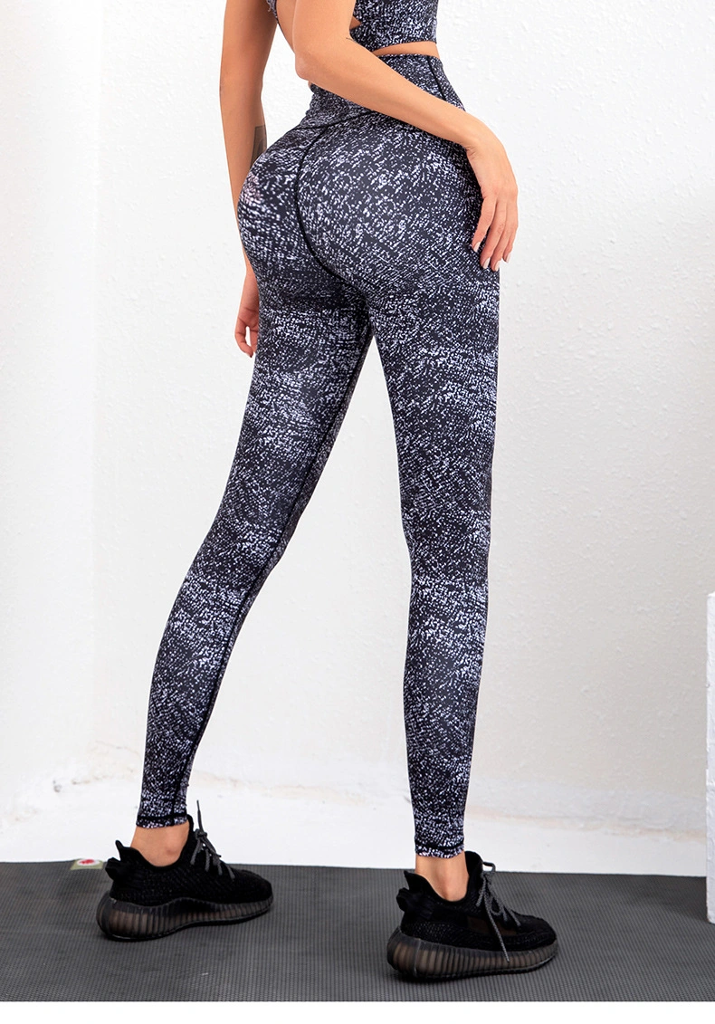 Custom Wholesale Woman Workout Clothes Fitness Gym Sports Leggings with High Waisted