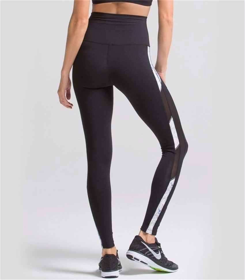Ladies Sportswear Yoga Pants Women Black High Waist Custom Private Label Yoga Pants Leggings