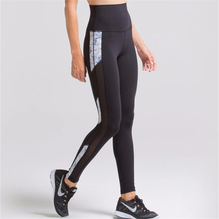 Ladies Sportswear Yoga Pants Women Black High Waist Custom Private Label Yoga Pants Leggings