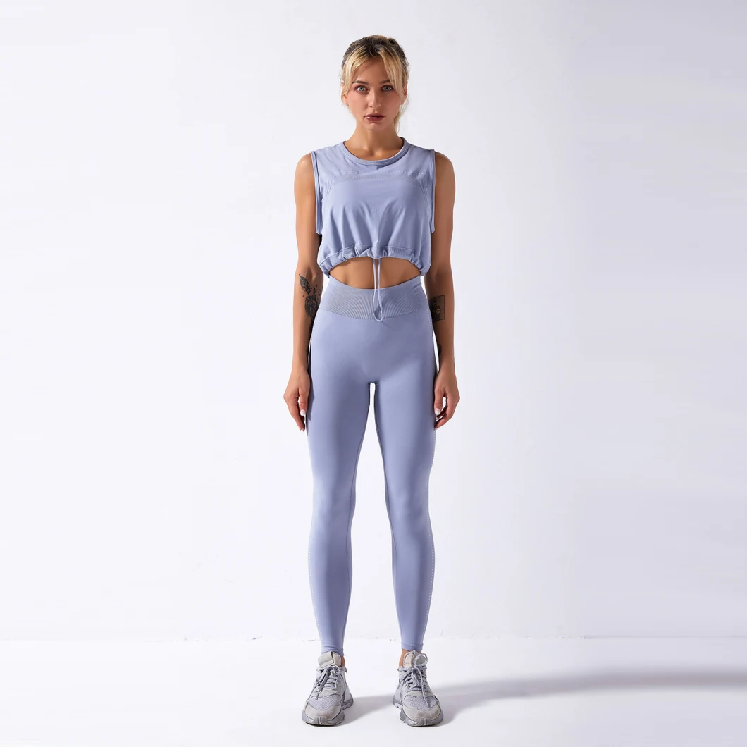 OEM Fitness Yoga Sets Legging Wear Women Workout Clothing Manufacturers Gym Sports High Waist Yoga Set