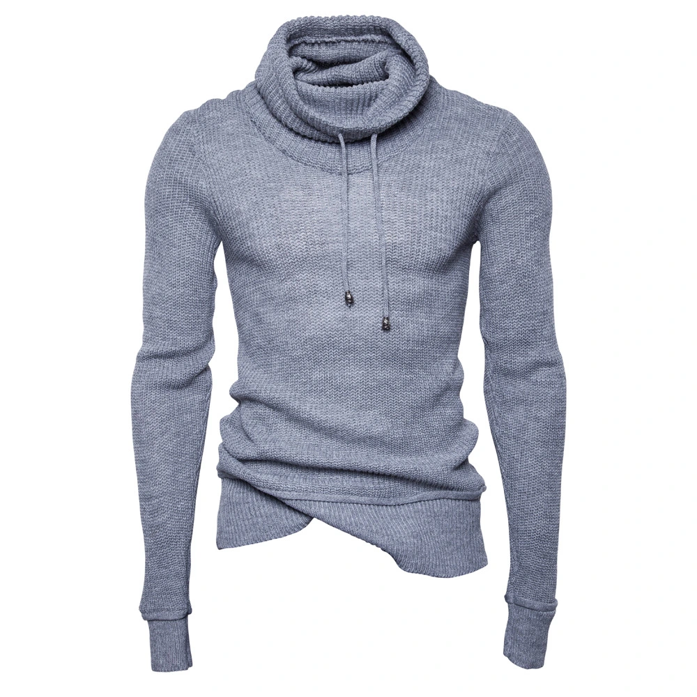 Man's Fashion Causal Knitted Sweater Crew Neck Pullover