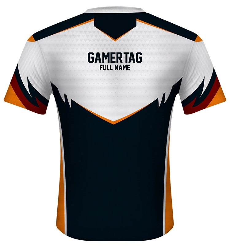 High Quality Custom Sublimation Performance Gaming E-Sport Shirt Team Gaming Street Shirt