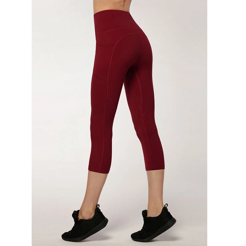 Ladies Capri Legging Pants Custom Made Yoga Legging Pants Women Workout Pants