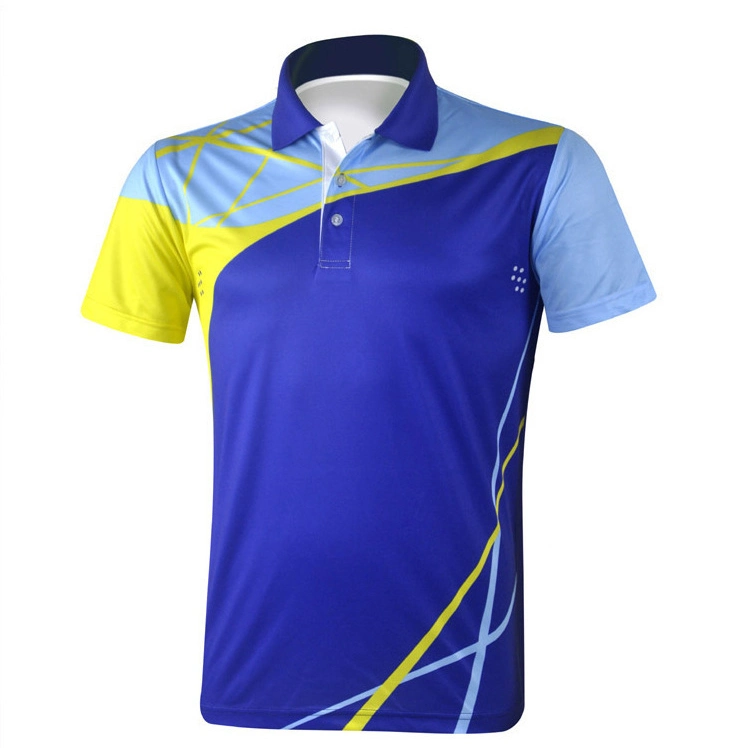 High Quality Custom Made Full Printing 100% Polyester Sublimated Shirts Sport T Shirt Polo Shirts
