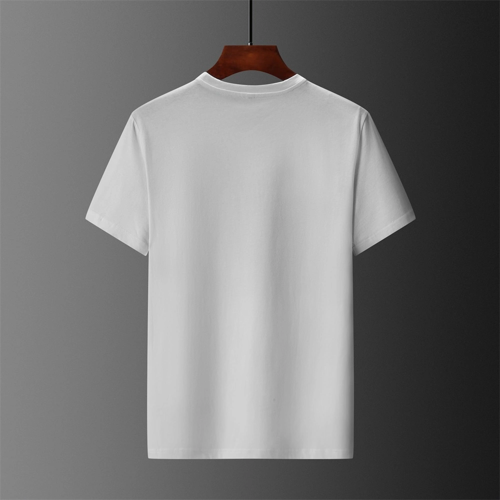 New Fashion Summer Clothing 100% Cotton Short Sleeve T-Shirt Round Neck Tee Shirt
