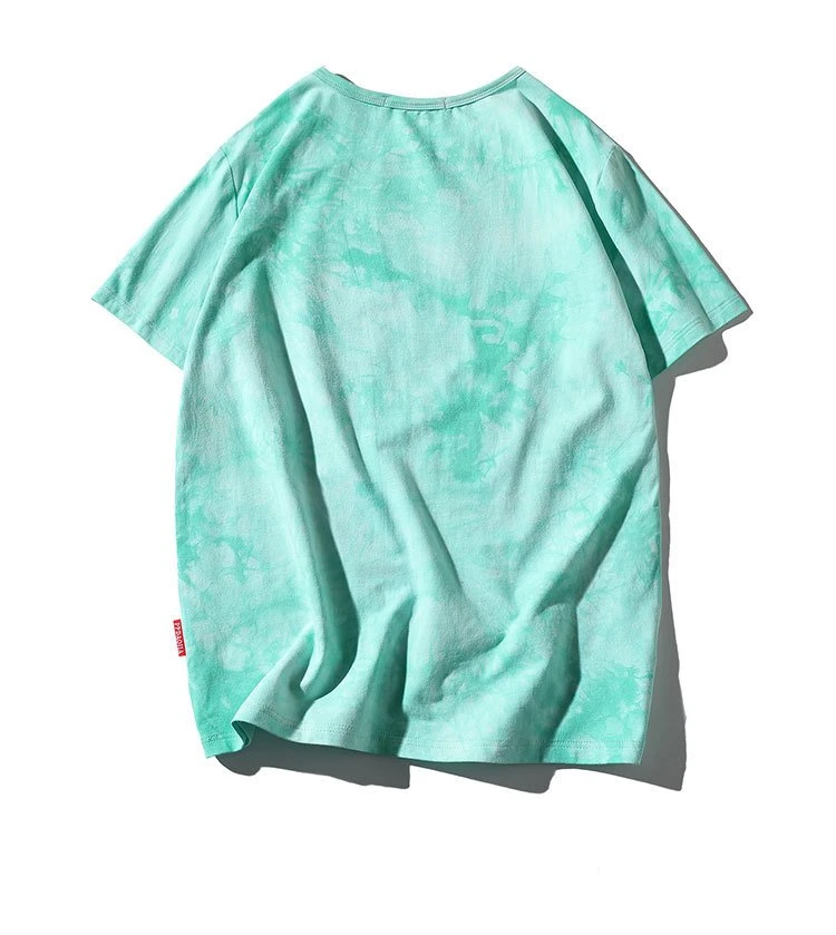 Unisex 100% Cotton Customized Your Logo Street Wear T Shirts Printing Oversized Tie Dye T-Shirts