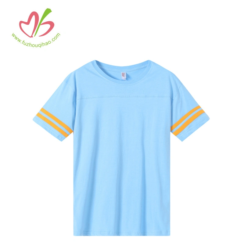 Summer Cotton Jersey Short Sleeve Round Neck T-Shirt for Men