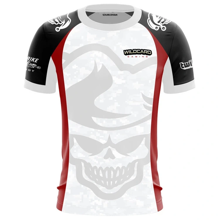 Custom Sublimation 3D Design T-Shirts Esport Jersey E-Sports Clothes Gamer Gaming Jersey