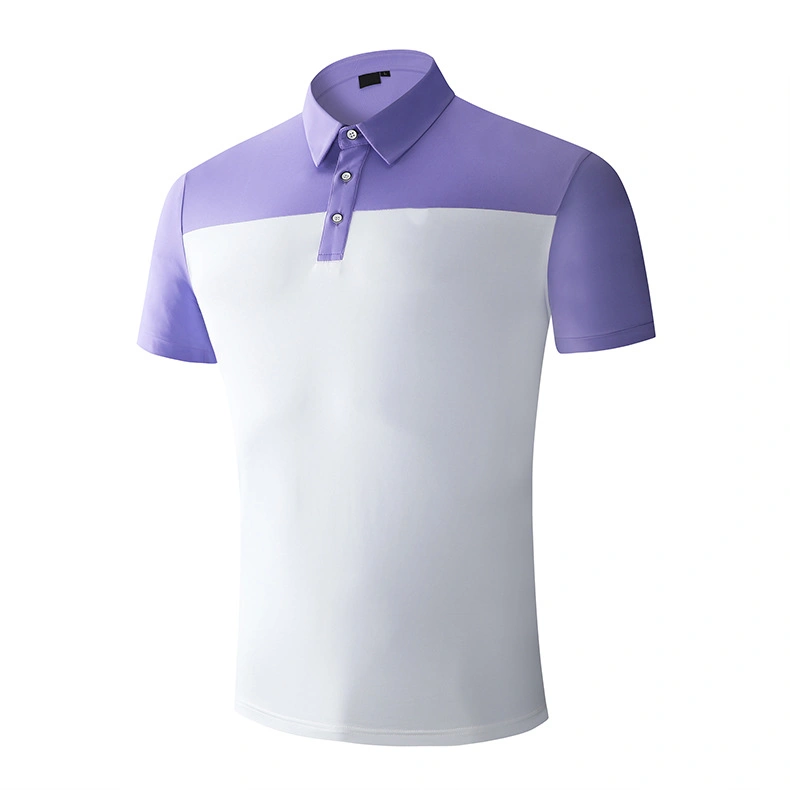 Men Golf Clothing Custom 90% Polyester 10% Spandex Dri Fit Sports Polo Shirt Man Golf Shirt