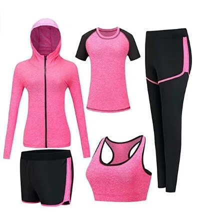 Women's Sport Suit Fitness Running Bra Shirt Shorts Pants Hoodie Athletic Tracksuits