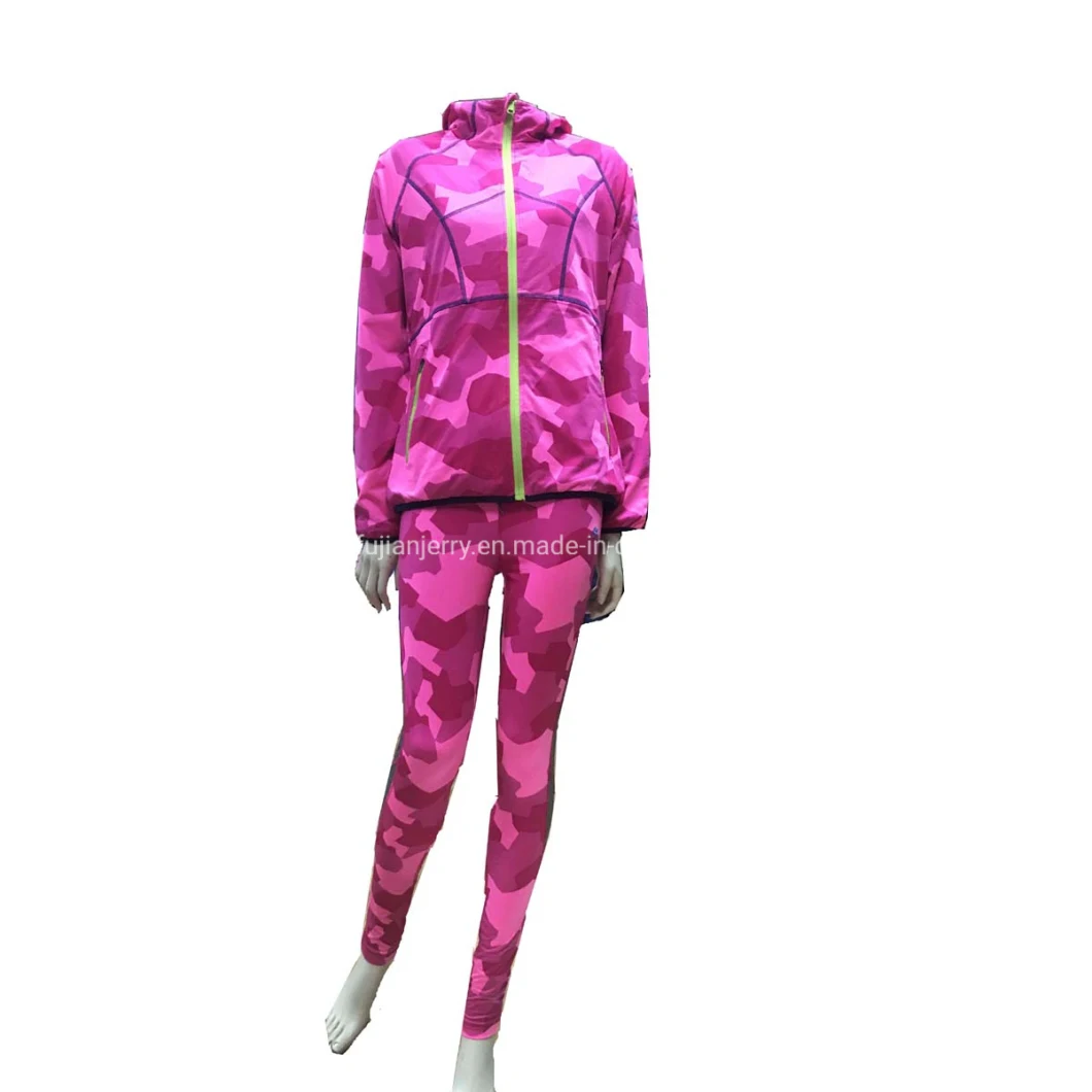 OEM ODM Reversible Women Gym Fitness Hoodie Outdoor Top Sports Training Jackets with Zipper