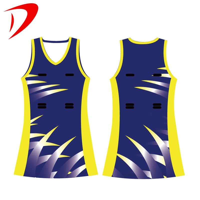 Women Sports Team College Youth Sublimation Netball Skirts Dresses