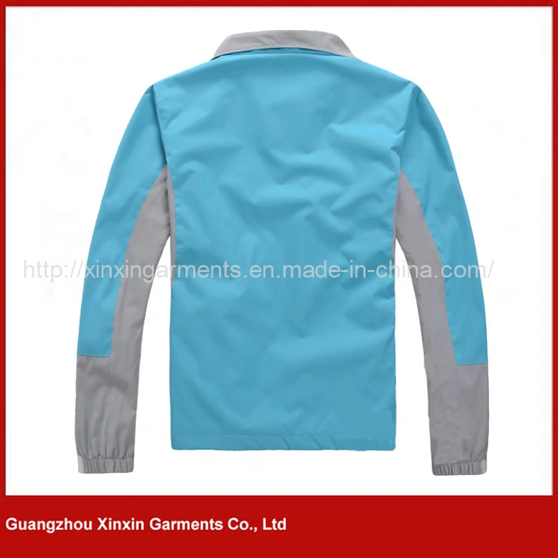 High Quality Varsity Mens Sports Windbreaker Fashion Running Zipper Custom Jacket (T217)
