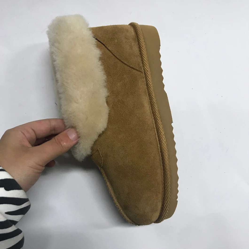 Womens Cosuede Clog Shoes Slipper Short Booties