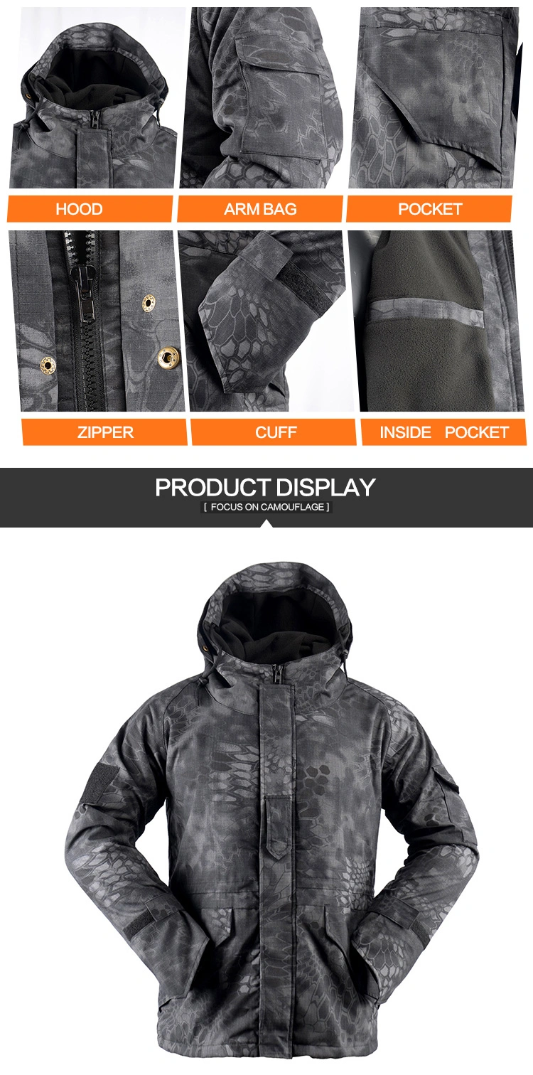 Hot Sale Windproof Military Fleece Jacket Outdoor Sports Jacket
