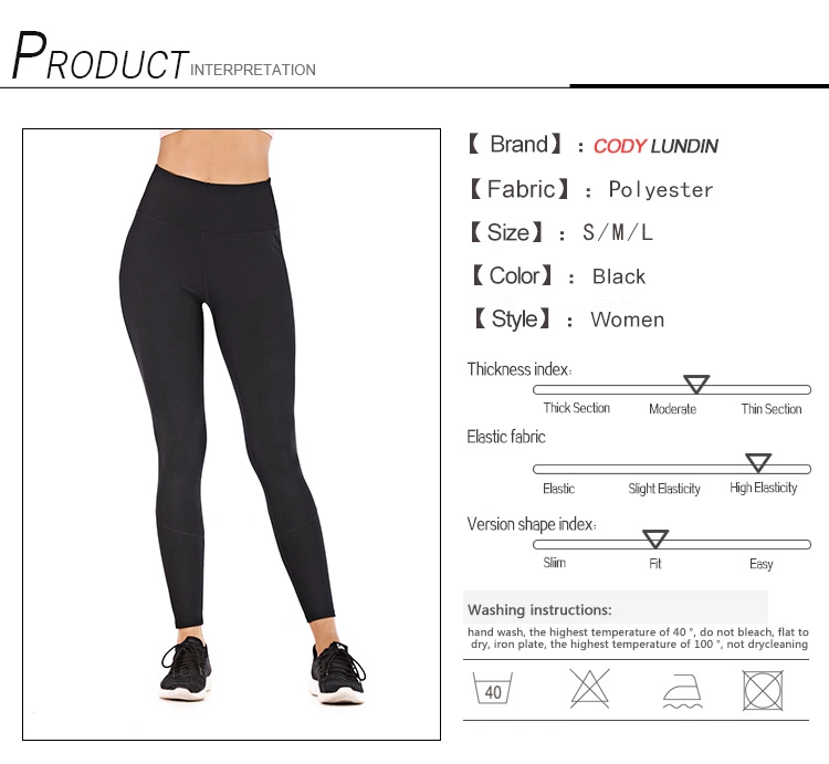 Cody Lundin High Waist Workout Leggings Yoga Pants Tummy Control Workout Running Yoga Leggings 12 Colors