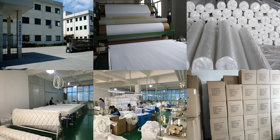 100% Bamboo Fabrifiller with TPU and Polyester Knitted Skirt Quilted Knitted Waterproof Mattress Protector