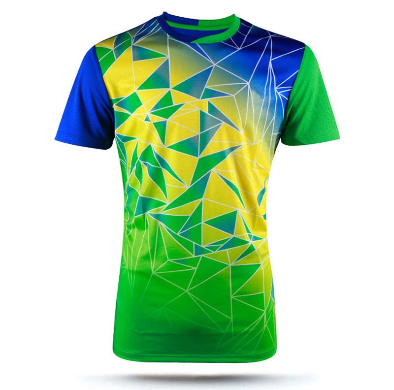 China Manufacturer Custom 3D Sublimation Digital Printing T Shirt Soccer Sports T-Shirt