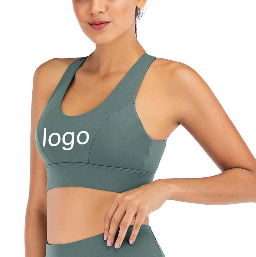 Sports Bra Female Shockproof Running Yoga Fitness Vest Back Buckle Yoga Bra Customized