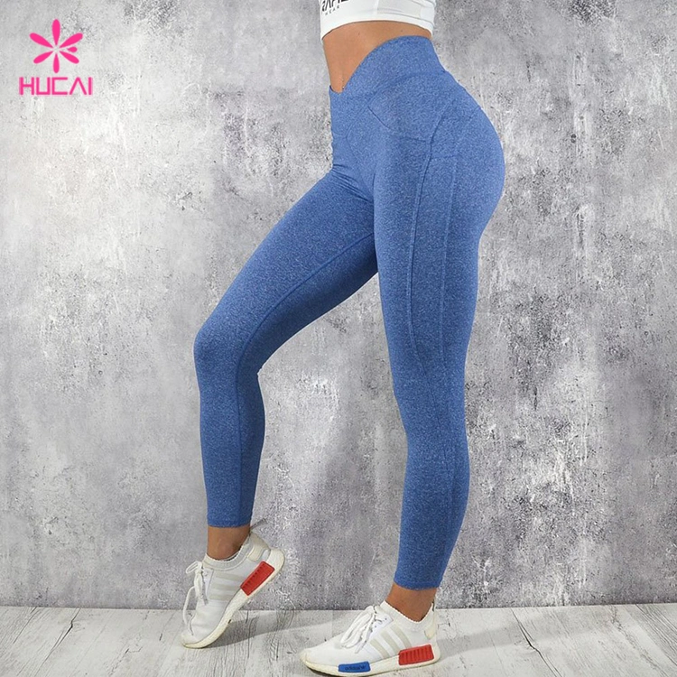 Custom Sports Gym Wear Running Workout Clothing Yoga Pants Women Fitness Leggings