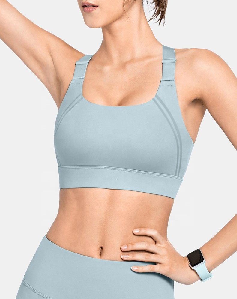 Women's Athletic Apparel Gym Clothing Adjustable Back Buckle Sports Fitness Sports Bra for Women