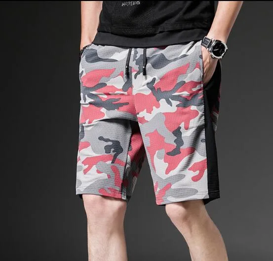 Men Mesh Shorts Camo Digital Aop Sublimation Printing Sports Shorts