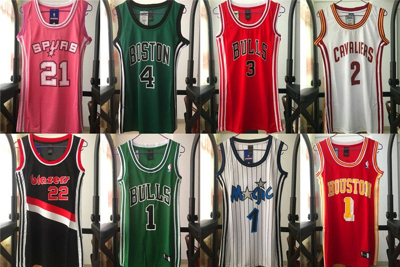 All Colors Clothing Shirt Women's Sports Wear Skirts Ladies Collectible Basketball Dress Jersey