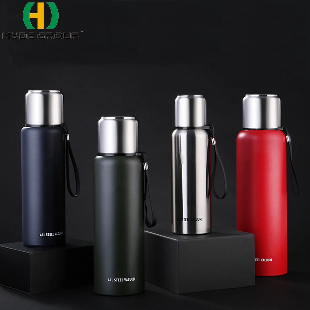 High Capacity Double Wall Vacuum Flask Insulated Vacuum Stainless Steel Water Bottle
