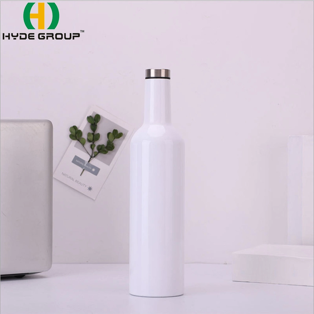 750ml 25oz Red Wine Bottle Vacuum Insulated Stainless Steel Water Bottle