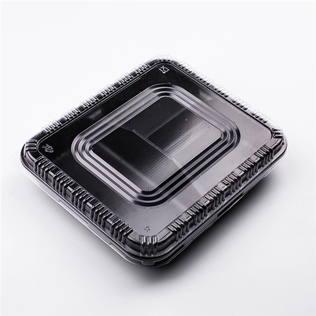 China Wholesale Pet Plastic Take Away Lunch Bento Box Food Plastic Container