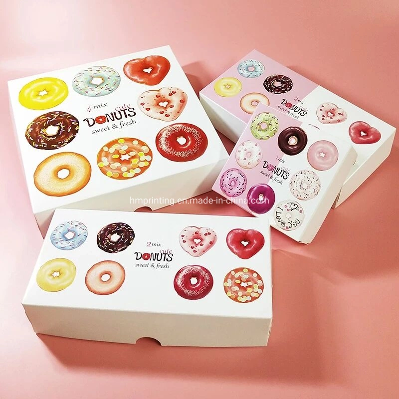 Custom Food Takeaway Paper Box Printing Sweet Boxes Packaging with Logo Design