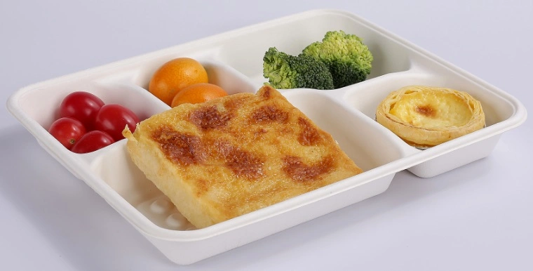 Square Disposable Kraft Lunch Box Takeaway Box of Fruit