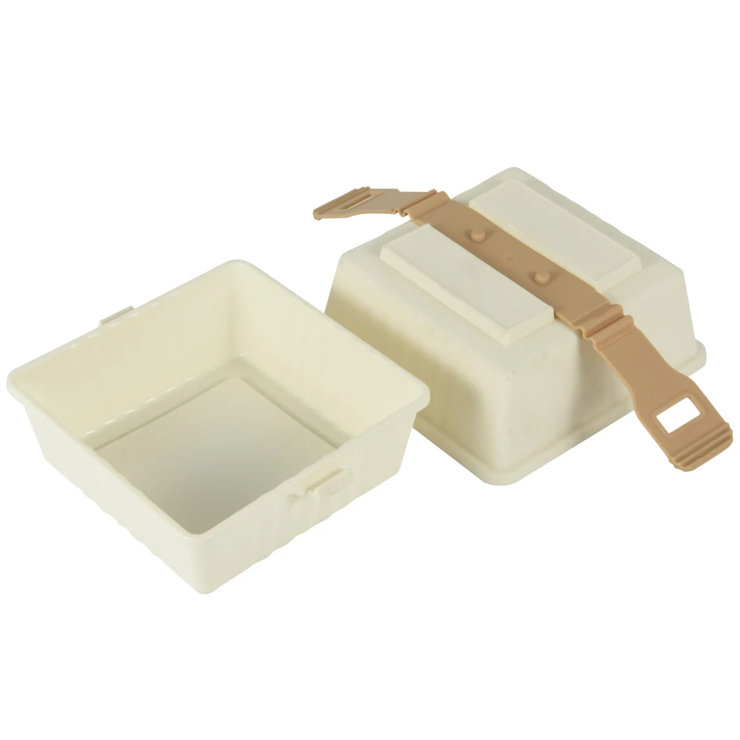 Plastic Hamburg Reusable Eco Friendly Leakproof Retain Freshness Lunch Bento Box