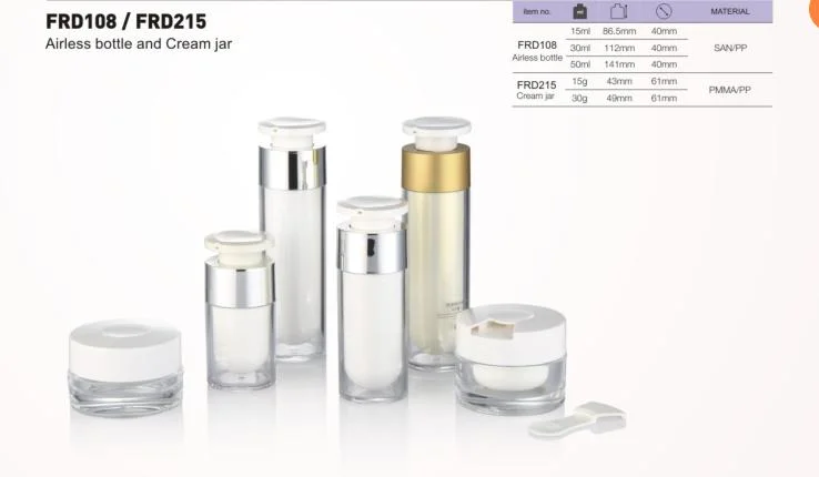 High End Airless Bottles Lotion Bottle Skin Care Product Environmentally Friendly Vacuum Bottle