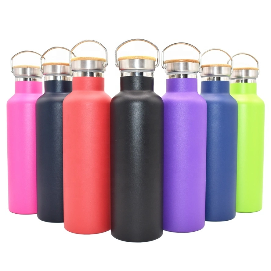 750ml Stainless Steel Sport Water Bottle Double Wall Vacuum Flask with Lid