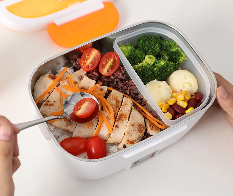 Hot Selling Home Use Stainless Steel Inner Material Electric Heated Lunch Box