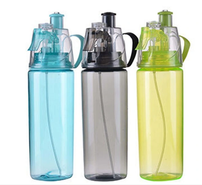 400ml/600ml Eco Friendly BPA Free Outdoor Sport Custom Plastic Drinking Water Spray Bottles