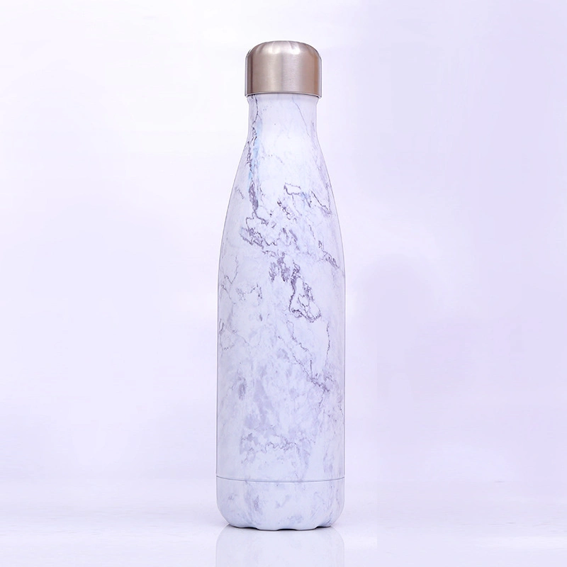 Double Wall Glass Vacuum Flask Bottle Stainless Steel Cola Shaped Glass Water Bottle