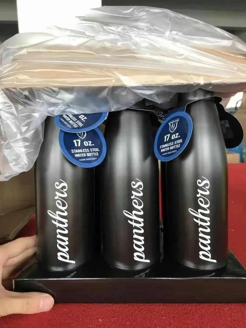 Wholesale 500ml 750ml Custom Logo Stainless Steel Vacuum Insulated Water Bottle